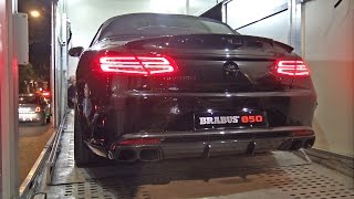 BRABUS 850 60 BiTurbo V8 S63 AMG Cabriolet  Start up Revs [upl. by Sacci]