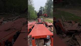 Woodmizer Lt70 flipping boards woodmizer sawmill lumber [upl. by Tartaglia]