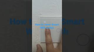 how to reset smart wifi switch [upl. by Florry]