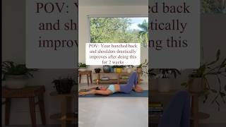 Rounded Shoulders amp Hunched Back  Posture Exercise posture pelvicfloor mobility [upl. by Ahsiniuq]