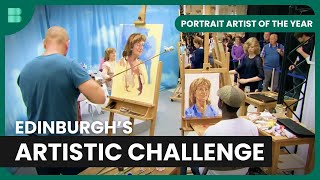 Scotland Museum Portrait Challenge  Portrait Artist of the Year  EP2  Art Documentary [upl. by Maddeu]