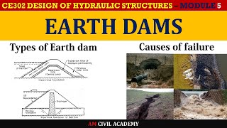 DHS Module5 Part01  Earth Dams  Types  Cause of Failure [upl. by Omoj]