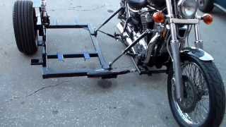 Suzuki Intruder 1400 with sidecar frame Part 2 [upl. by Gona]