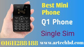 Q1 Mini Card Phone BD  AR TECH BD  Bangla Unboxing Review  2023 [upl. by Keele378]