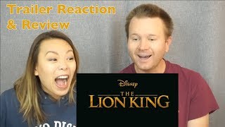 Lion King Official Trailer  Reaction amp Review [upl. by Sells]