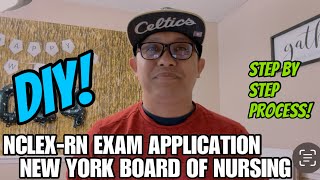 DIY NCLEXRN APPLICATION NEW YORK BOARD OF NURSING Paano ang step by step process at magkano gastos [upl. by Elaweda583]