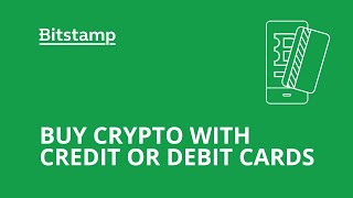 How to buy crypto with credit or debit cards in the Bitstamp app [upl. by Ennaehr]