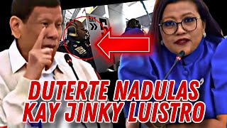 JINKY LUISTRO NAPAAMIN SI DUTERTE  MUNTIK NA MALABAS ANG SEKRETO NI DIGONG [upl. by Tuckie]