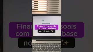 Controle de ganhos e gastos simples no Notion ✨ notion notiondatabase financas dicasdenotion [upl. by Deirdre]