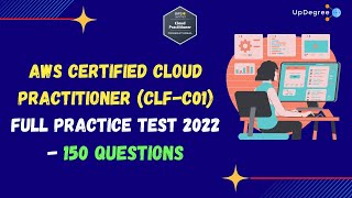 AWS Certified Cloud Practitioner Practice Questions 2022 Full Length  150 Questions [upl. by Lesde]