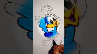 How to draw baby roadrunnercartoon drawing shorts drawing cartoon [upl. by Humberto938]