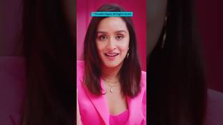 Shraddha kapoor English Accent Shraddha kapoor all english Accent [upl. by Lorolla]