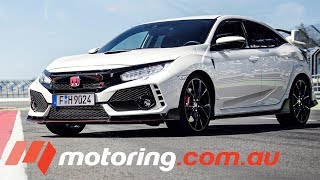 2017 Honda Civic Type R launch  motoringcomau [upl. by Ainig431]