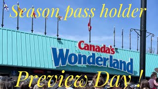 Canada’s Wonderland season pass holder preview day [upl. by Lias]