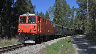 Waldviertelbahn NÖVOG V12 Nordast GmündLitschauGmünd am 20 9 2023 [upl. by Durr273]