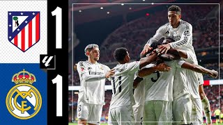 HIGHLIGHTS  Atlético 11 Real Madrid  LaLiga 202425 [upl. by Raquel]