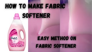 How to make fabric softener  fabric conditioner [upl. by Netsirhk241]