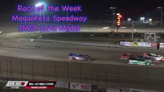 MaquoketaIA Race of the Week IMCA LATE MODELS [upl. by Winzler]