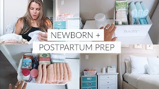 BEDSIDE NURSERY ORGANIZATION  POSTPARTUM PREP [upl. by Heymann]