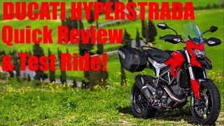 2015 Ducati Hyperstrada Quick Review amp Test Ride [upl. by Donetta786]