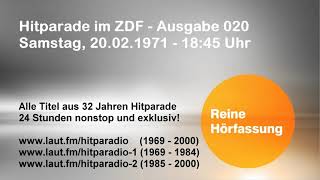 ZDFHitparade Ausgabe 020  20021971 Reine Hörfassung  INTERVIEW [upl. by Lidstone]