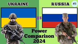 Ukraine Vs Russia Military Power Comparison 2024  Russia Vs Ukraine Military Strength 2024 [upl. by Darrell]