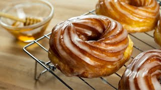 Glazed Honey Crullers Recipe  Soft amp Delectable [upl. by Ruthanne]