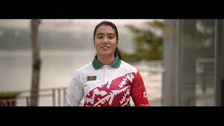 Bangabandhu Sheikh Mujib Dhaka Marathon 2022 Welcome Speech Diya Siddique Archer [upl. by Nahtanaj]