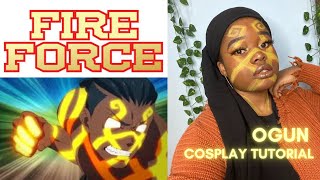 FIRE FORCE OGUN COSPLAY TUTORIAL  Hijabi Cosplay [upl. by Lux]