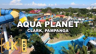 Full Tour at the NEWEST Waterpark in the Philippines  AQUA PLANET  4K HDR  Clark Pampanga [upl. by Sommer]