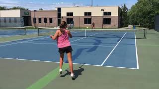 Skylar Jara College tennis video [upl. by Erlewine990]