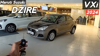 Maruti Suzuki Dzire VXi AMT 2024 ❣️ DZIRE Reallife Review 😍 [upl. by Laemsi]