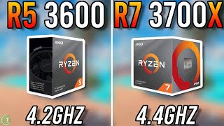 Ryzen 5 3600 vs Ryzen 7 3700X  Tested in 2024 [upl. by Yettie]