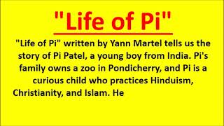 life of pi essay  life of pi survival essay [upl. by Adierf]