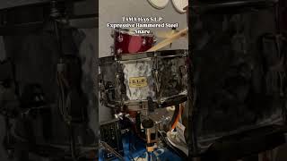 TAMA 14x6 SLP Expressive Hammered Steel Snare  Sound Demo tstdrumroom SnareTuesday [upl. by Nidorf]