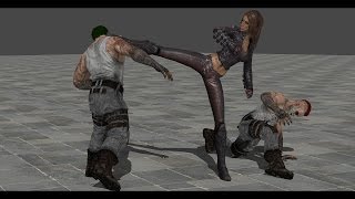 Talia Al Ghul vs Thugs 2 [upl. by Eardnoed]