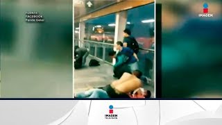 Usuario graba brutal pelea en la estación Tláhuac  Noticias con Francisco Zea [upl. by Benis]