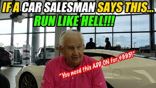 RUN IF A CAR SALESMAN TRIES TO SELL YOU THIS ADD ON [upl. by Carlock]