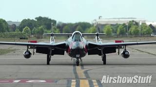 DH112 Venom Cartridge Start and Flyover [upl. by Droc]