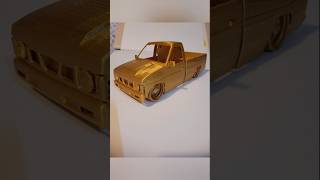 D21 Hardbody 🏆 3D Printed GOLD PLA shorts lowrider 3dprinting workfromhome [upl. by Lottie]