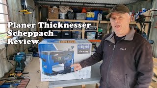 Scheppach PLM1800 Plannerthicknesser Unboxing amp Review [upl. by Llerrahs]