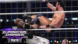 Men’s Elimination Chamber Match WWE Elimination Chamber 2024 highlights [upl. by Inna]