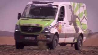 New Sprinter 4×4 wins 24th Rallye Aïcha des Gazelles in Morocco [upl. by Inanuah]