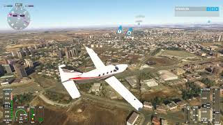 Microsoft Flight Simulator  DiyarbakırTürkiye 2181 1080p60fps [upl. by Ehrlich]