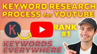 YouTube Keyword Research with Keywords Everywhere Youtube SEO Process for Youtube Tags [upl. by Alyad406]