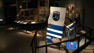 Escombros y fotos en un museo para recordar a las víctimas del 911 [upl. by Enitsugua]