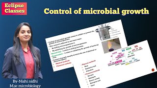 control of microbial growth  microbiology  byNishi Nidhi  eclipse classes [upl. by Ebocaj]