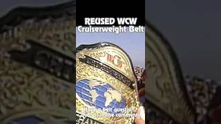 Reused WCW Cruiserweight Belt design  shorts wwe HazardF5 WWE Replica Belt Review [upl. by Aisatna537]