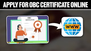 How To Apply For OBC Certificate Online 2024 Full Tutorial [upl. by Faunie]