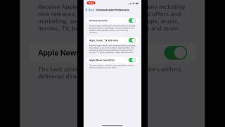 Apple SPAM setting You Must Disable Now iphone shorts [upl. by Kling]